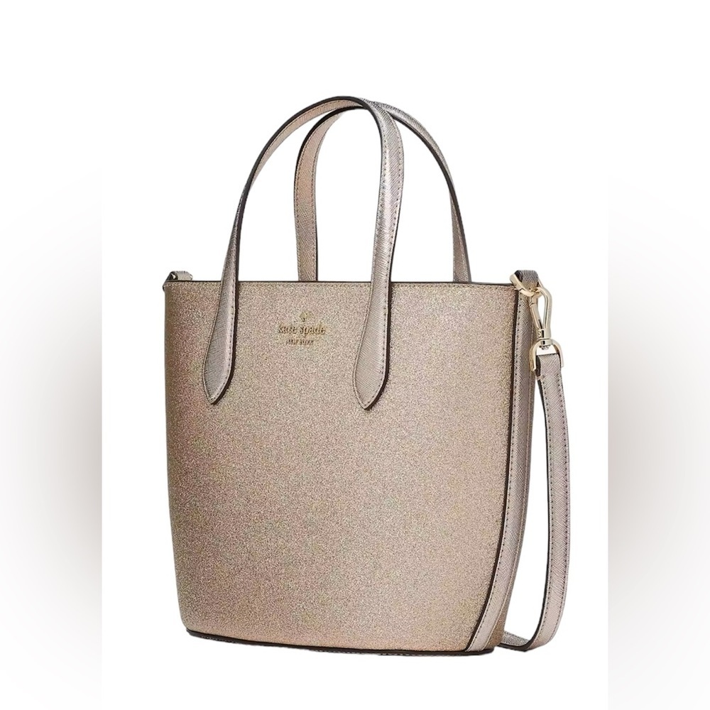 Kate Spade Gold Glimmer Satchel Bag-NWT